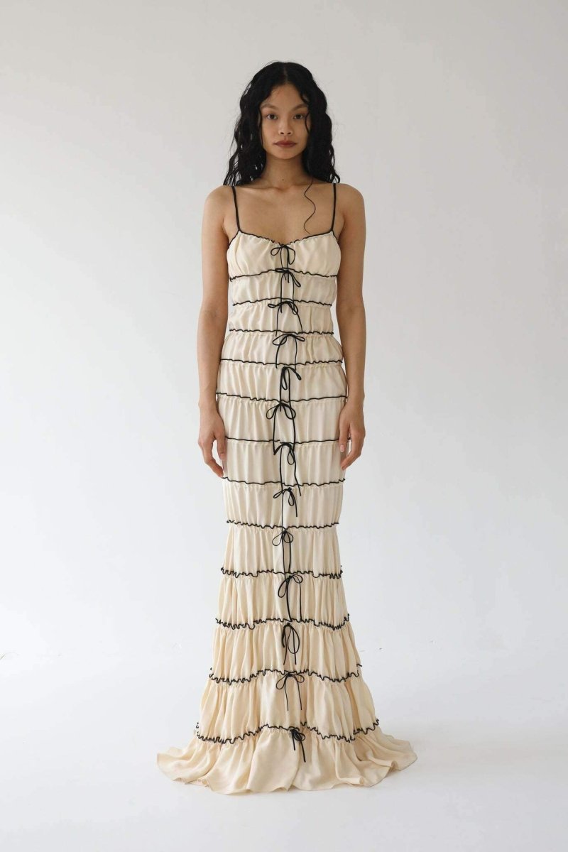 Melissa Ruffle Tunnel Maxi Dress Mssaz Desses