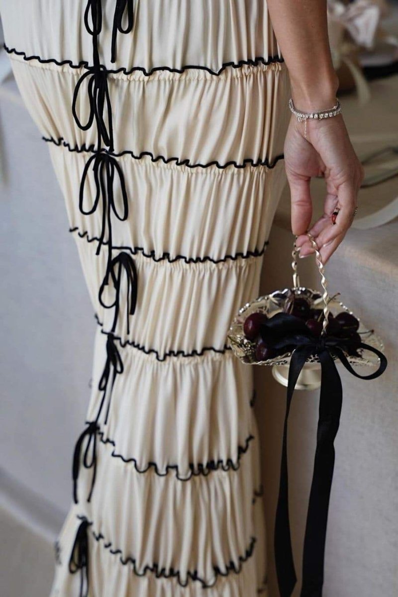 Melissa Ruffle Tunnel Maxi Dress Mssaz Desses