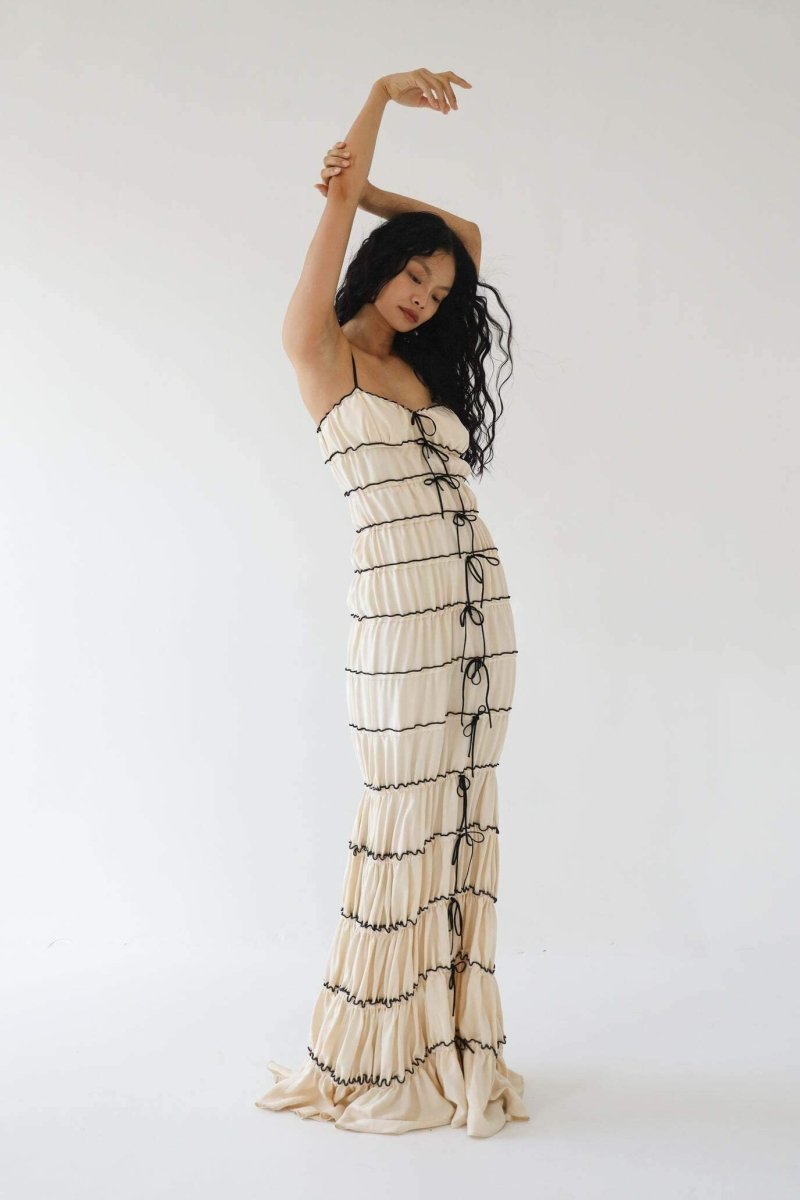 Melissa Ruffle Tunnel Maxi Dress Mssaz Desses