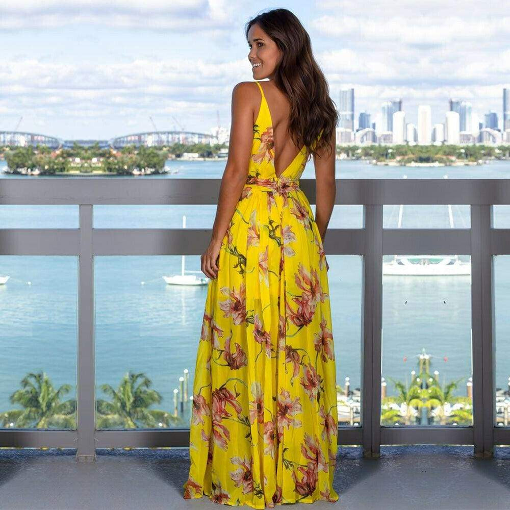 New Bodycon Floral Maxi Dress Mssaz Desses