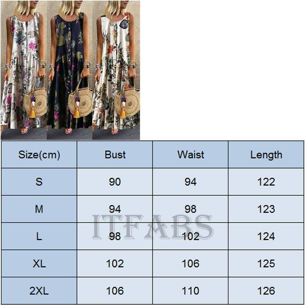 New Boho Sleeveless  Dress Mssaz Desses