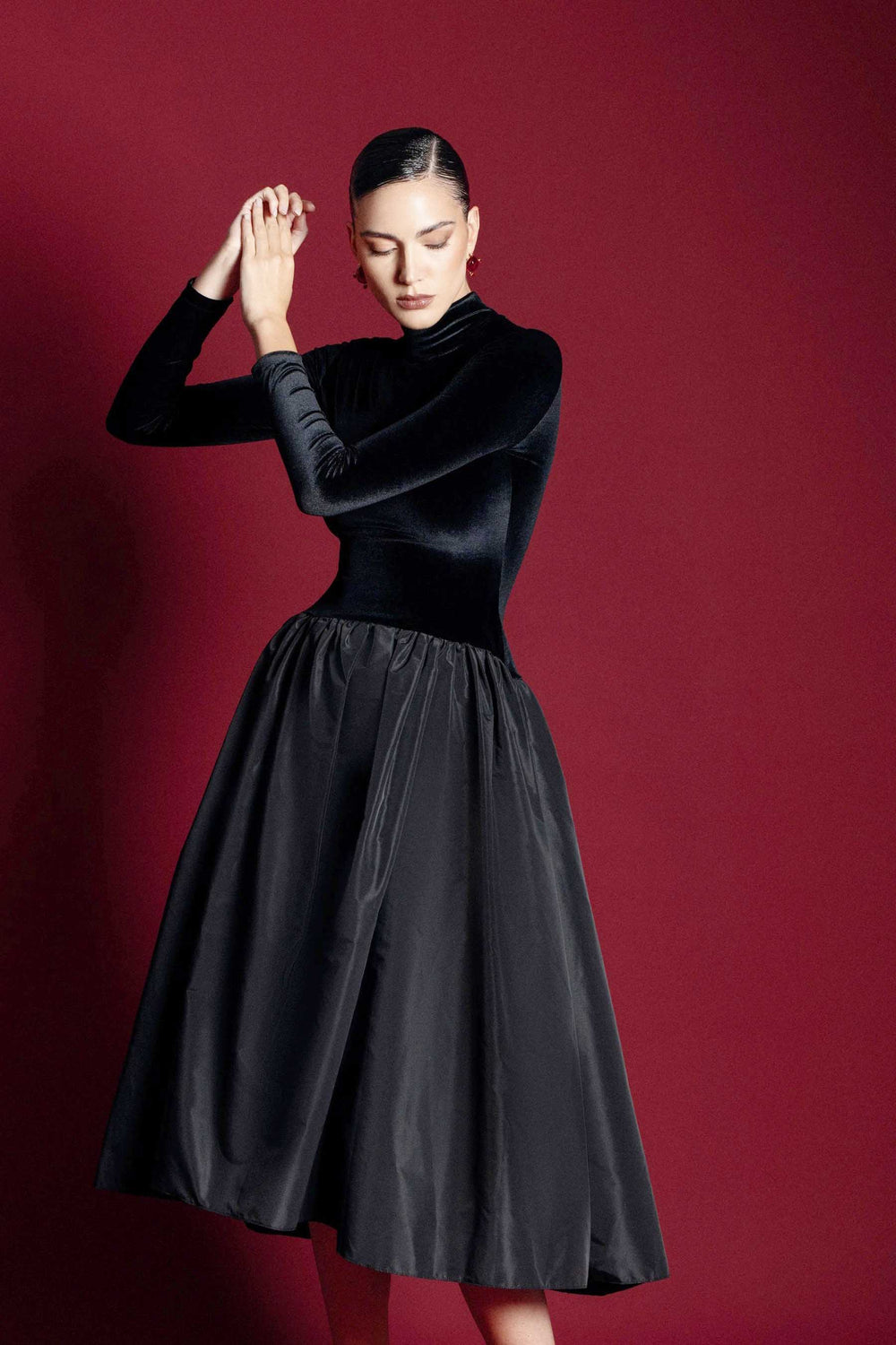 Florienne Long Sleeve Maxi Dress Mssaz Desses