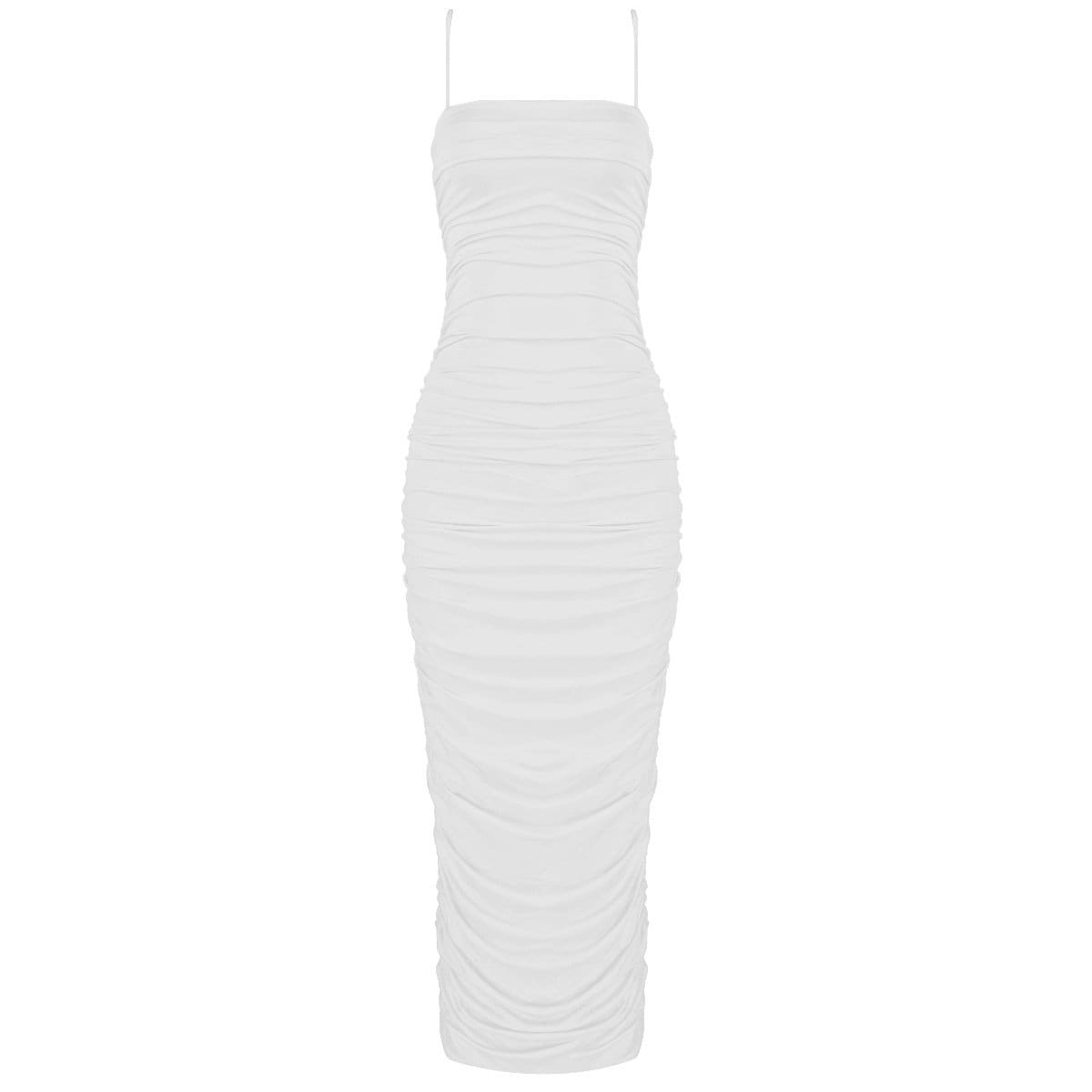 Pleated Suspender Skirt Long Lace Dress Mssaz Desses