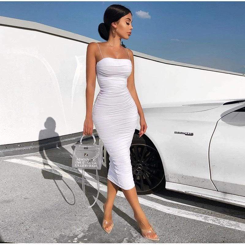 Pleated Suspender Skirt Long Lace Dress Mssaz Desses