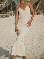 Knitted Floral Maxi Dresses Mssaz Desses