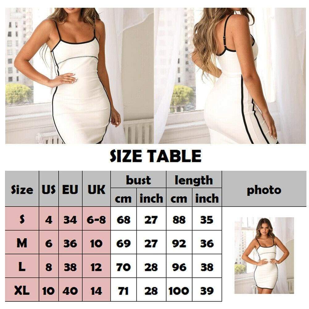 Stretchy Bodycon Sleeveless Slim Fit Dress Ladies Casual Party Slip Mini Dress Beach Sundress Mssaz Desses