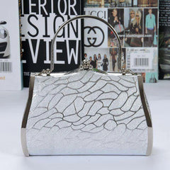 Diamonds Metal  Luxury Small Clutch Mssza