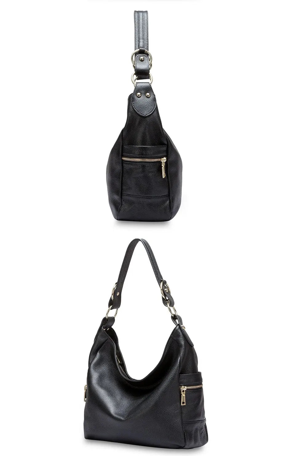 Elegant 100% Genuine Leather Large Capacity Shopper Bag Mssza