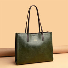 PU Leather Vintage Large Capacity Tote Bags Mssza