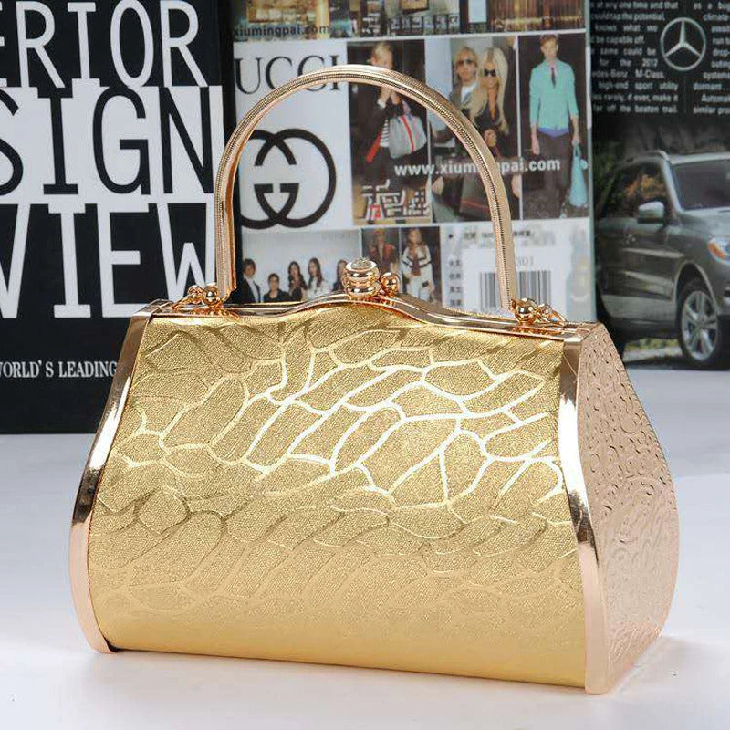 Diamonds Metal  Luxury Small Clutch Mssza