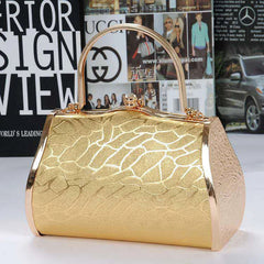 Diamonds Metal  Luxury Small Clutch Mssza