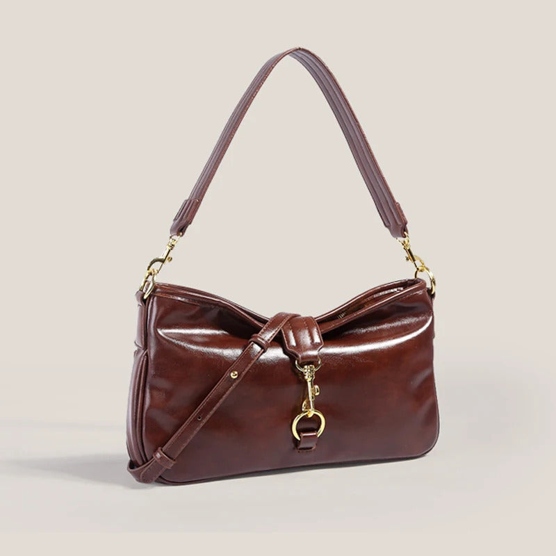 High Quality Soft Skin Vintage Wild Shoulder Luxury Handbags Mssza