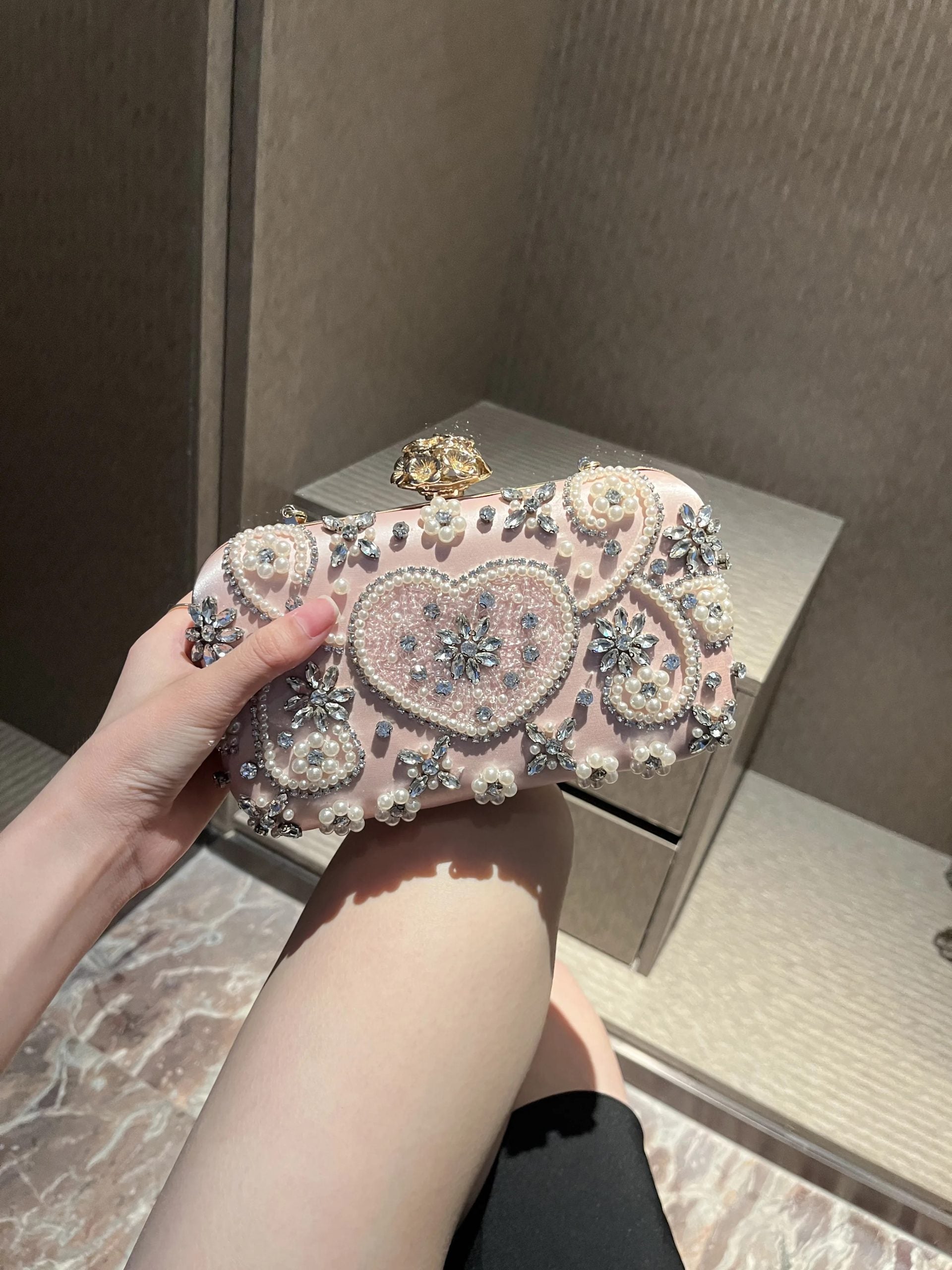 Crystal Rhinestones Luxury Shoulder Bag Clutch Mssza