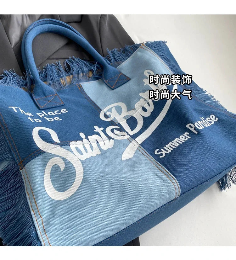 Canvas Large Capacity Casual Tote Bags Mssza