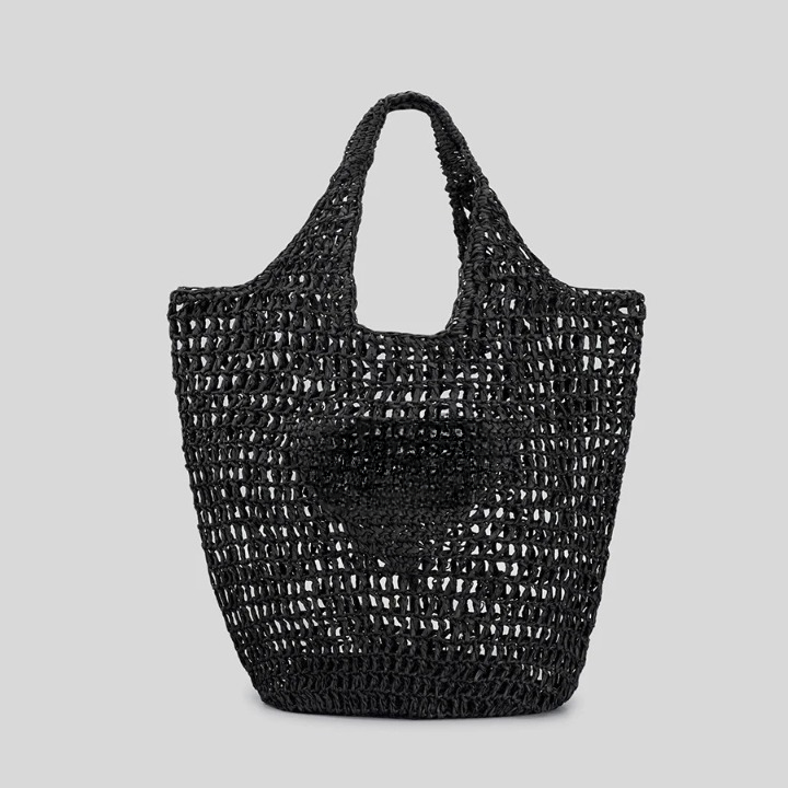 Casual Hollow Straw Designer Letters Handbags Mssza