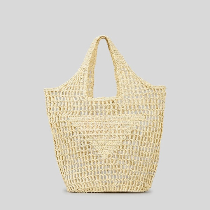 Casual Hollow Straw Designer Letters Handbags Mssza