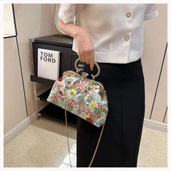 Three-Dimensional Flowers Crossbody Bag Mssza