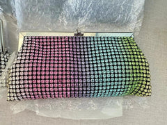 Luxurious Rhinestone Diamond Party Clutches Mssza