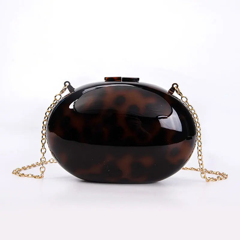Luxury Shell Genuine Clutch Shoulder Bag Mssza