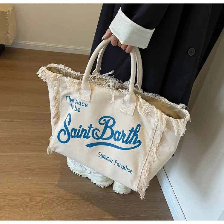 Canvas Large Capacity Casual Tote Bags Mssza