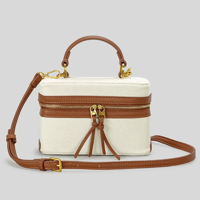 Thick Canvas Box Crossbody Casual Small Bags Mssza