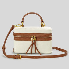 Thick Canvas Box Crossbody Casual Small Bags Mssza