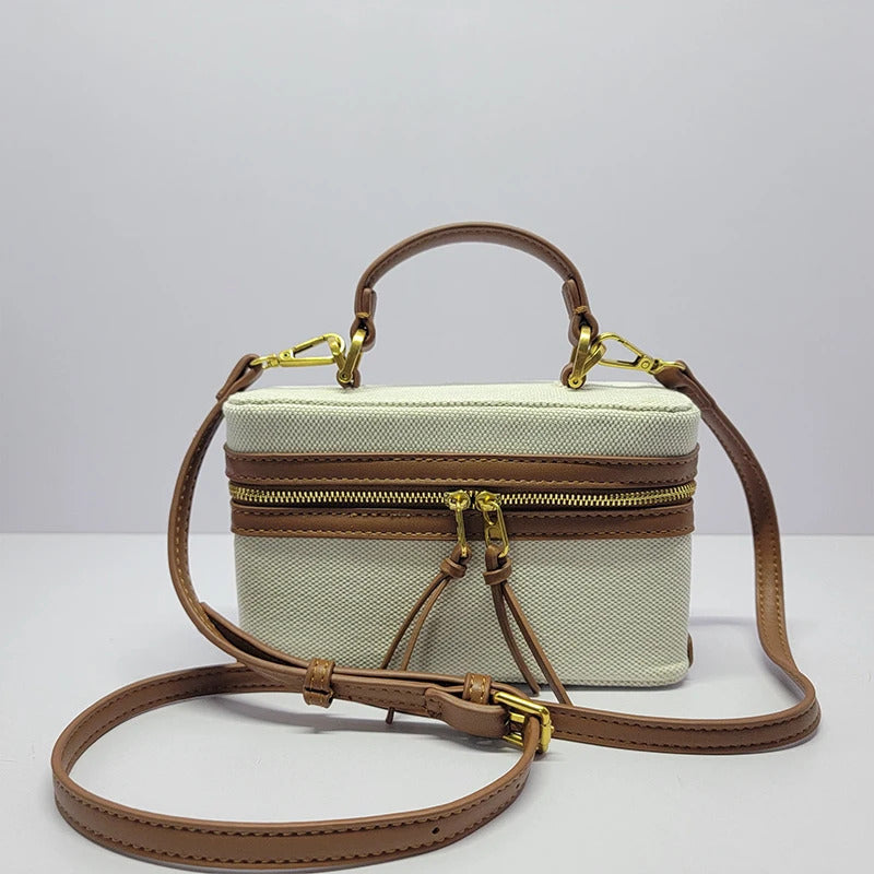 Thick Canvas Box Crossbody Casual Small Bags Mssza
