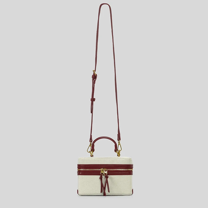 Thick Canvas Box Crossbody Casual Small Bags Mssza