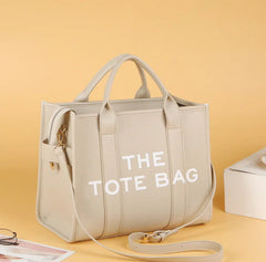 Casual Leather Symatic Large -capacity Tote Bags Mssza