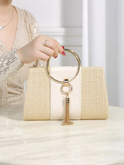 Elegant Bohemian Resort Woven Large Capacity Clutch Bag Mssza