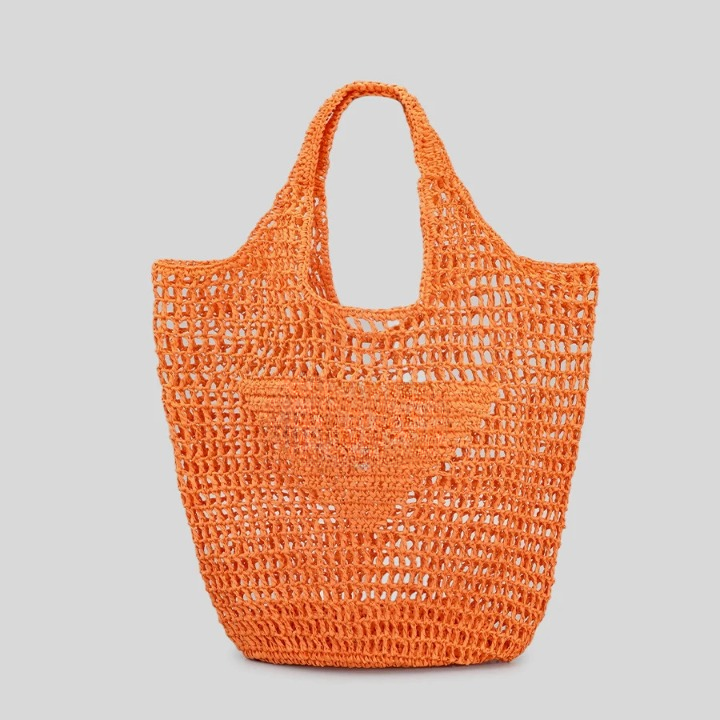 Casual Hollow Straw Designer Letters Handbags Mssza