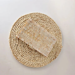 Mini Flap Acrylic Marble Striped Pearl Box Mssza