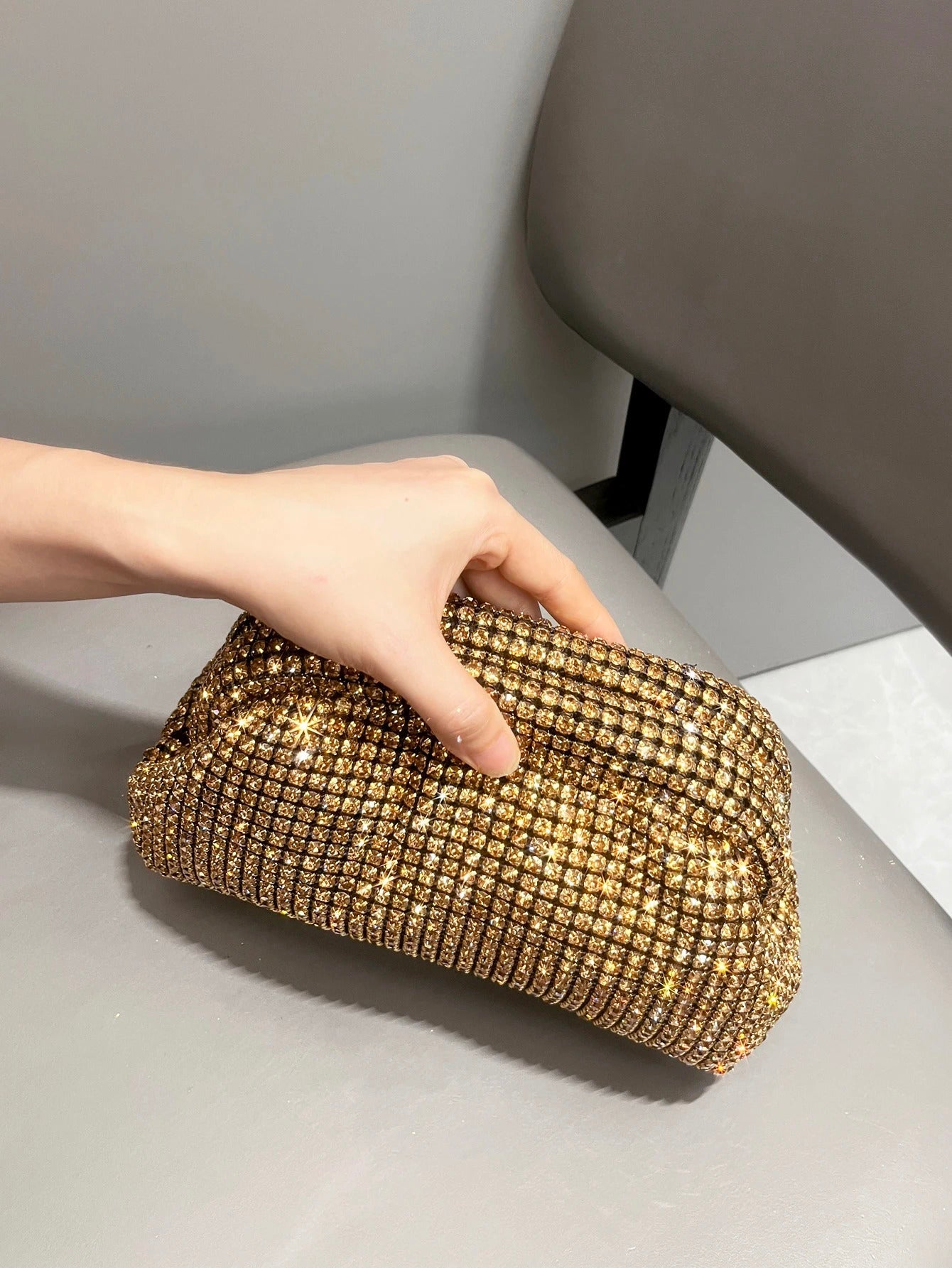 Luxury Rhinestones Designer banquet Clutch Mssza