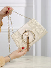 Elegant Bohemian Resort Woven Large Capacity Clutch Bag Mssza