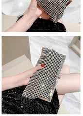 Luxurious Rhinestone Diamond Party Clutches Mssza