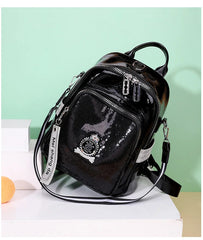 High Quality Pu Leather Casual  Backpack Mssza
