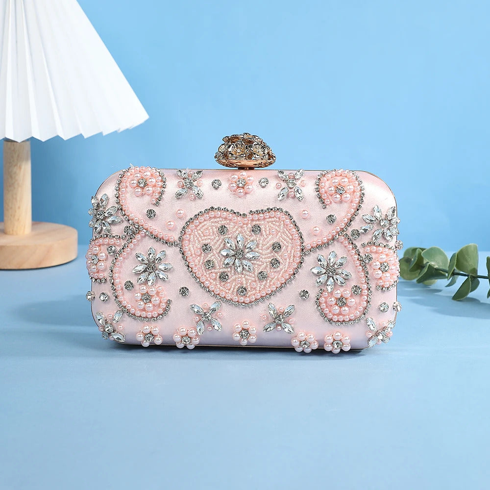 Crystal Rhinestones Luxury Shoulder Bag Clutch Mssza