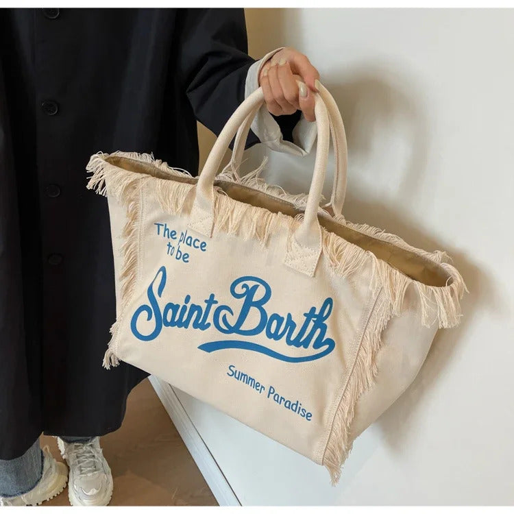 Canvas Large Capacity Casual Tote Bags Mssza
