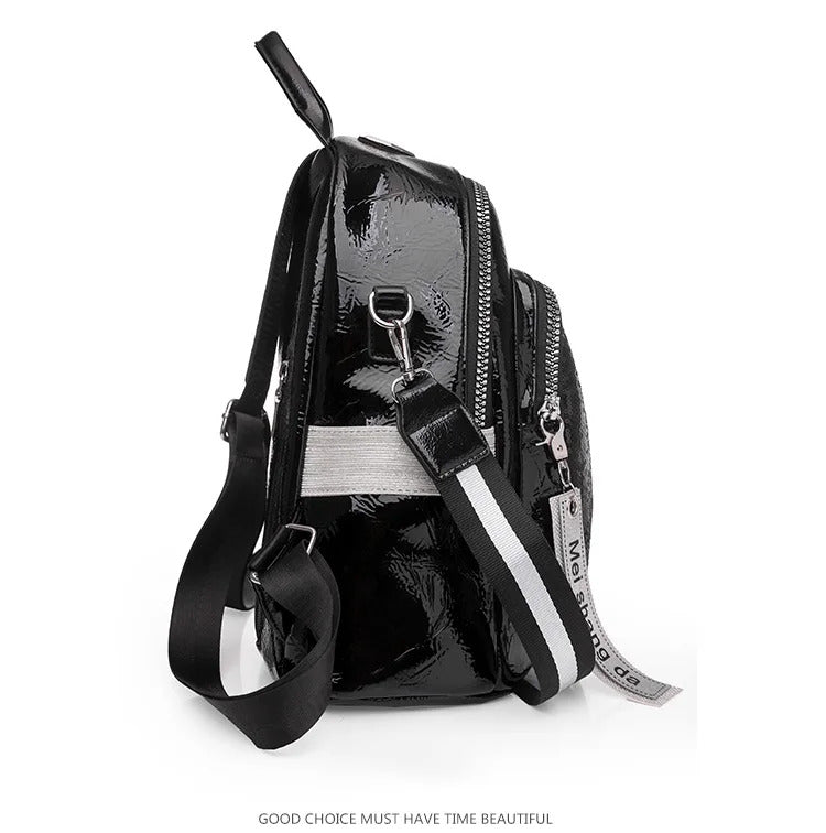 High Quality Pu Leather Casual  Backpack Mssza