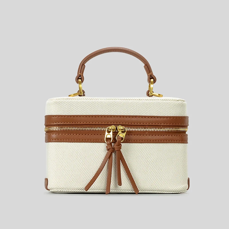 Thick Canvas Box Crossbody Casual Small Bags Mssza