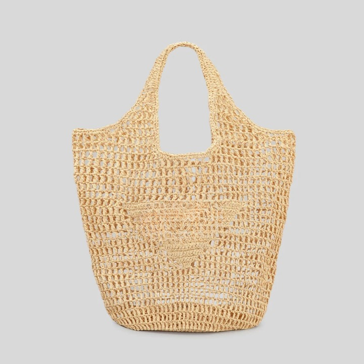 Casual Hollow Straw Designer Letters Handbags Mssza