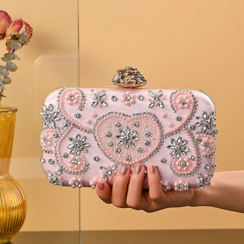 Crystal Rhinestones Luxury Shoulder Bag Clutch Mssza