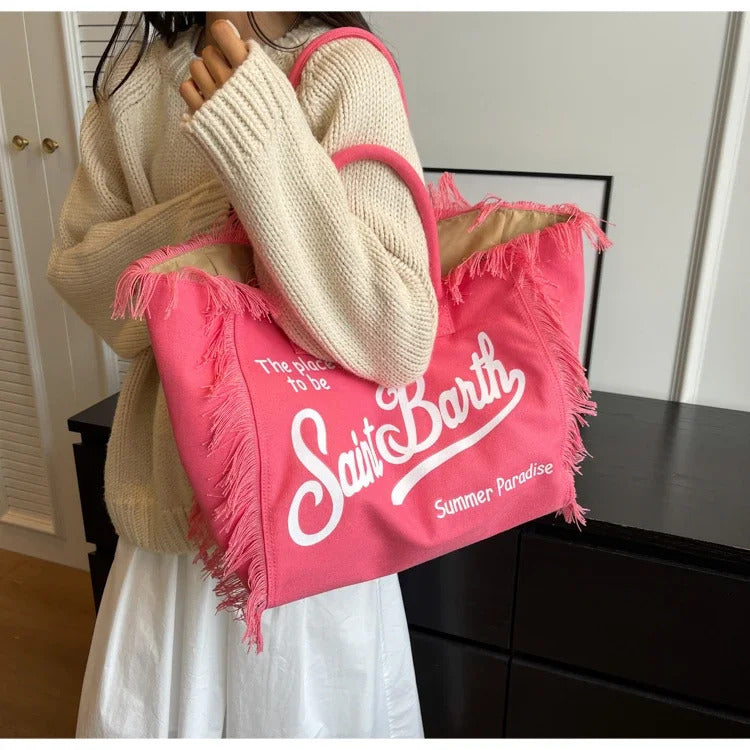 Canvas Large Capacity Casual Tote Bags Mssza