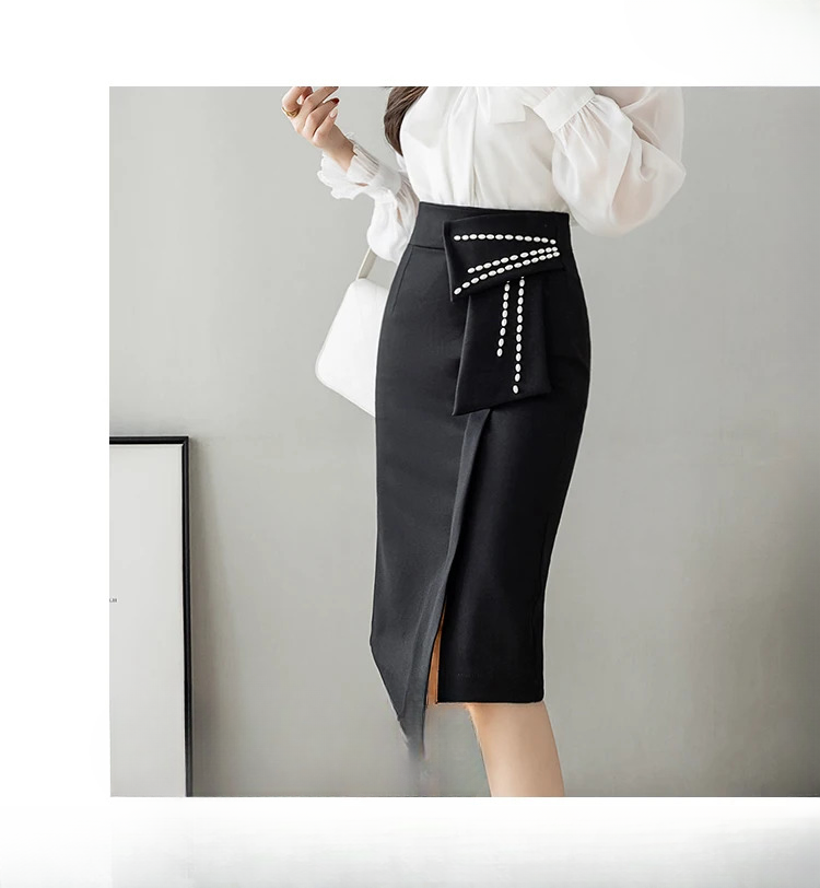 Mujer Streetwear Pencil Beautiful And Elegant Office Midi Skirts Mssza