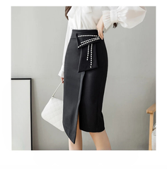 Mujer Streetwear Pencil Beautiful And Elegant Office Midi Skirts Mssza