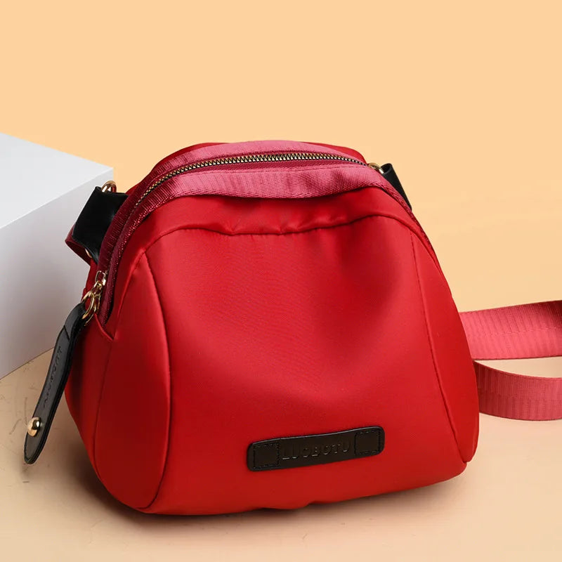 Trendy Nylon Waterproof Lightweight Effortless Crossbody Bag Mssza