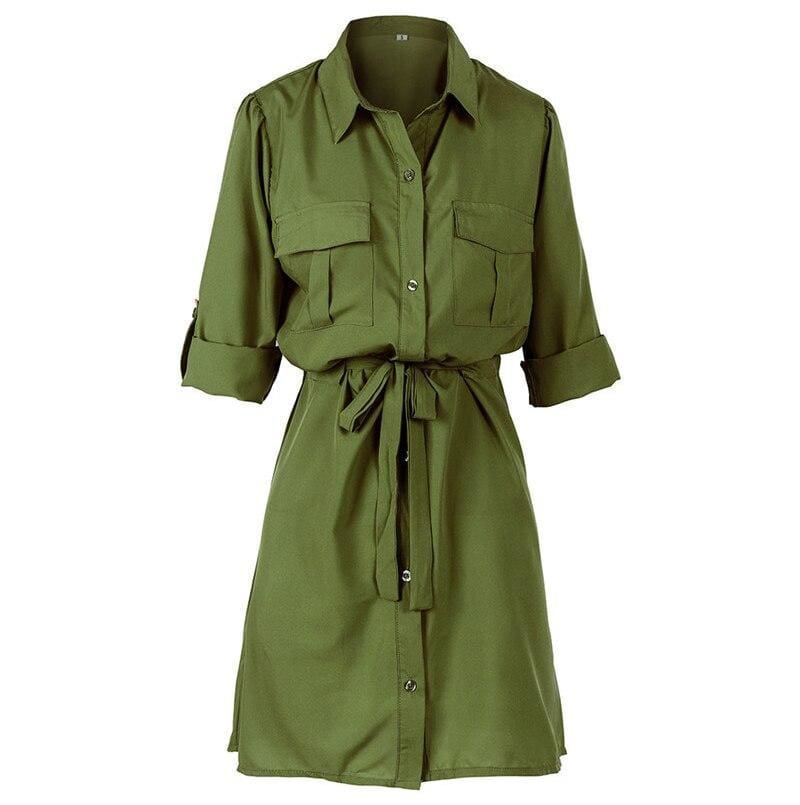 Autumn Casual Plain T Shirt Dress Mssaz Desses