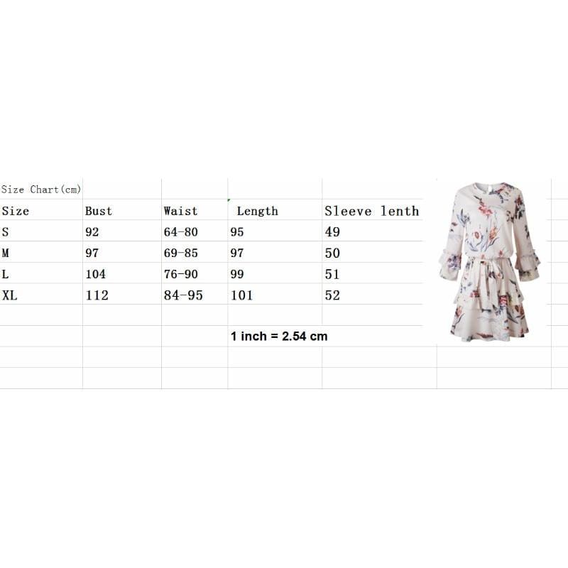 Autumn Spring Elegant Vintage Floral Ruffles Mini Dress Chsinese Printed Casual Dress Mssaz Desses